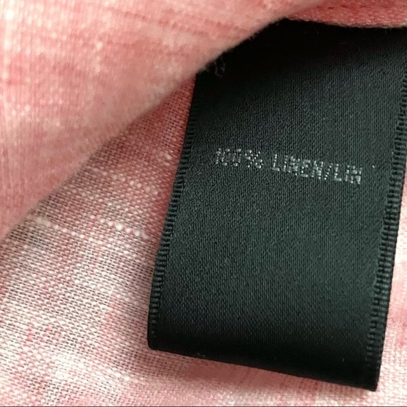 Lafayette 148 New York Linen Top, 4 Petite, Like New Condition - Picture 3 of 3